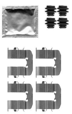 HELLA PAGID Tarvikesarja, jarrupala 8DZ 355 204-801